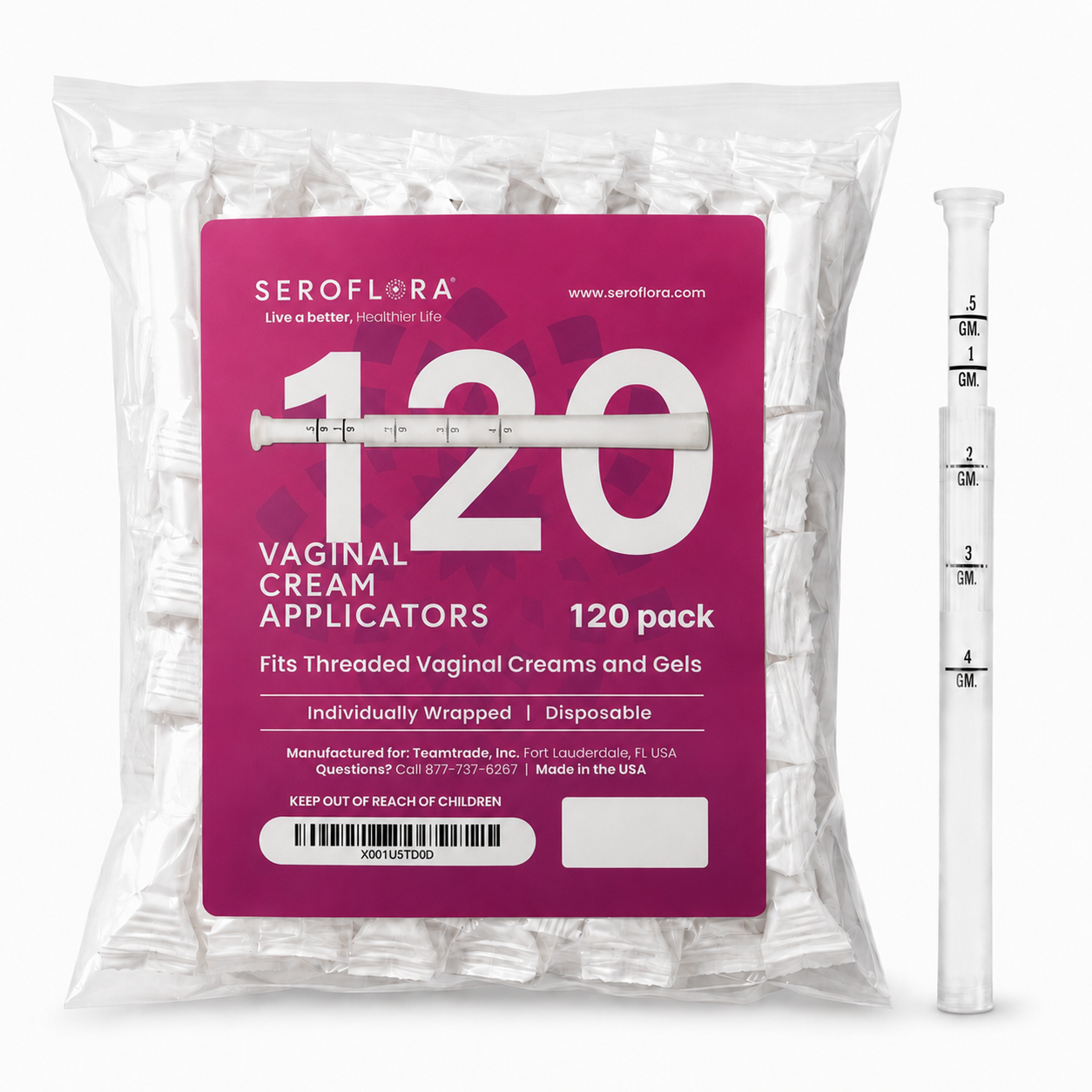 Disposable Vaginal Cream Applicators for Premarin, Estrace & many
