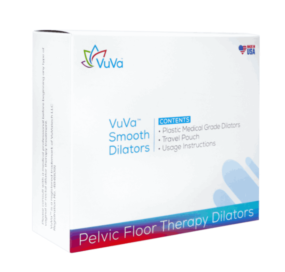 Seven Vuva Smooth Vaginal Dilators - Set of 7 with Instructions and Travel Pouch  Vuvatech   