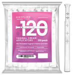Disposable Vaginal Cream Applicators for Premarin, Estrace & many others (120ct) Vaginal Applicators Seroflora