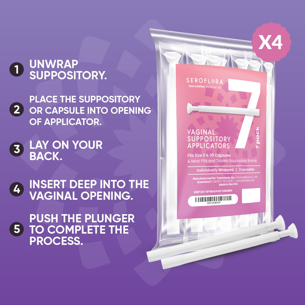 Vaginal Suppository Applicators (28ct) Vaginal Applicators Seroflora