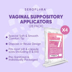 Vaginal Suppository Applicators (28ct) Vaginal Applicators Seroflora
