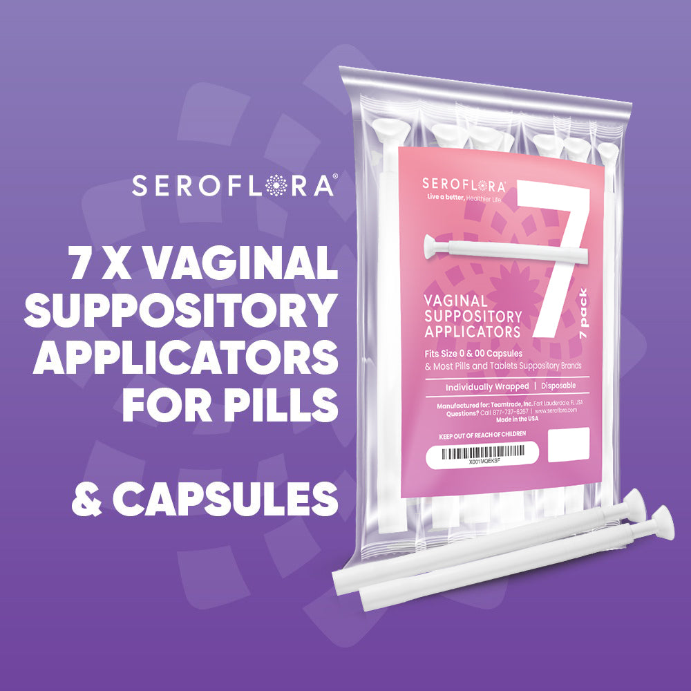 Vaginal Suppository Applicators (7ct) 7 Vaginal Applicators Seroflora