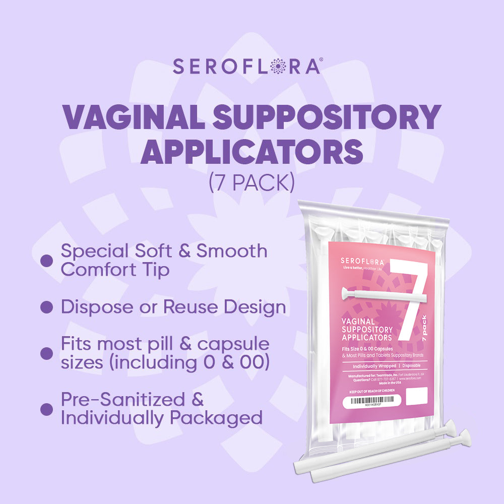 Vaginal Suppository Applicators (7ct) 7 Vaginal Applicators Seroflora