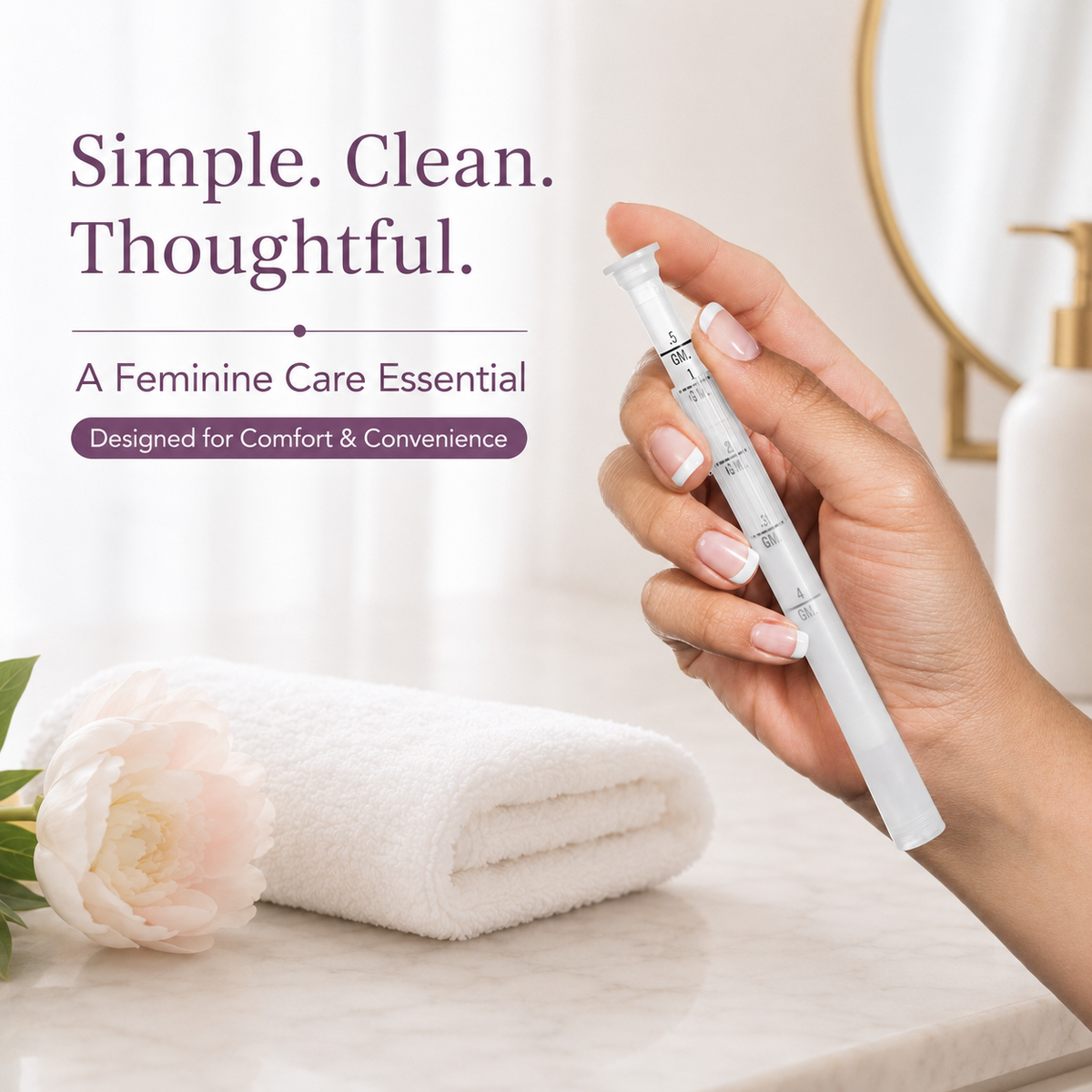 Disposable Vaginal Cream Applicators for Premarin, Estrace & many others (60ct)