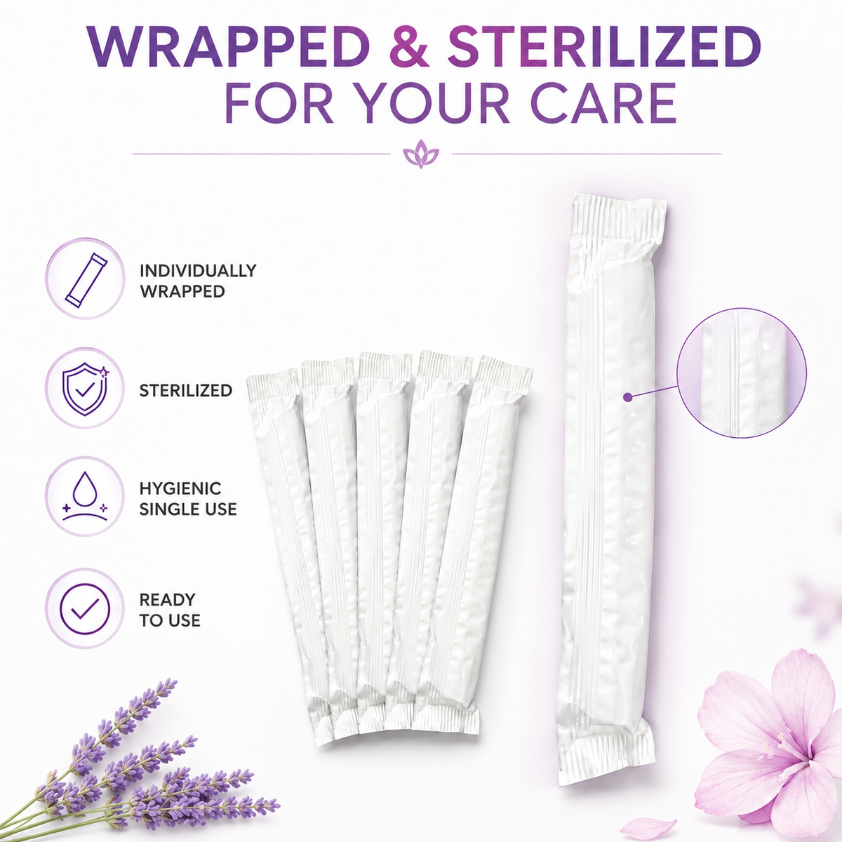 Seroflora Disposable Vaginal Cream Applicators, 30 Count, 0.5g–4g