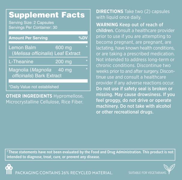 MYND360 Feel Calm dietary supplement 
