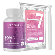 Boric Acid Vaginal Suppositories with Applicators (30/7ct) Vaginal Suppositories and Applicators Seroflora
