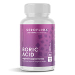 Boric Acid Suppositories (60ct) Vaginal Suppositories Seroflora