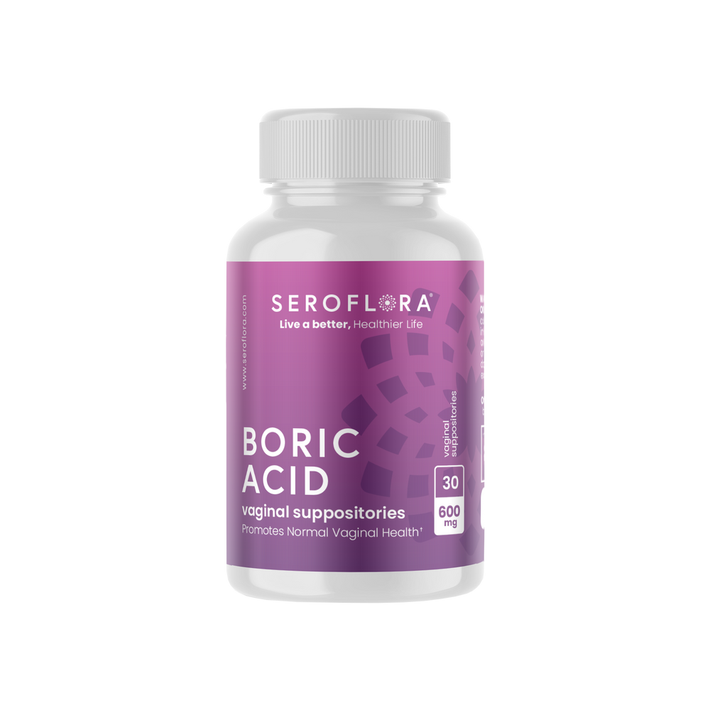 Boric Acid Vaginal Suppositories for Yeast Infection (30ct) 30 Vaginal Suppositories Seroflora