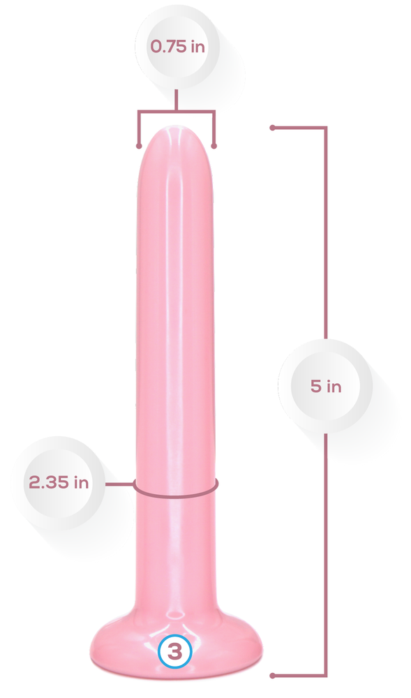 VuVa Neodymium Magnetic Vaginal Dilators Sizes 3,4,5,6 Includes 2oz Lubricant Includes Travel Pouch Vuvatech   
