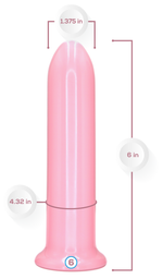 Size 5 & 6 Neodymium Magnetic Vaginal Dilator Combo Set  Vuvatech   