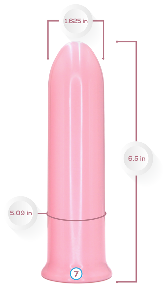 Size 6 & 7 Neodymium Magnetic Vaginal Dilator Combo Set  Vuvatech   