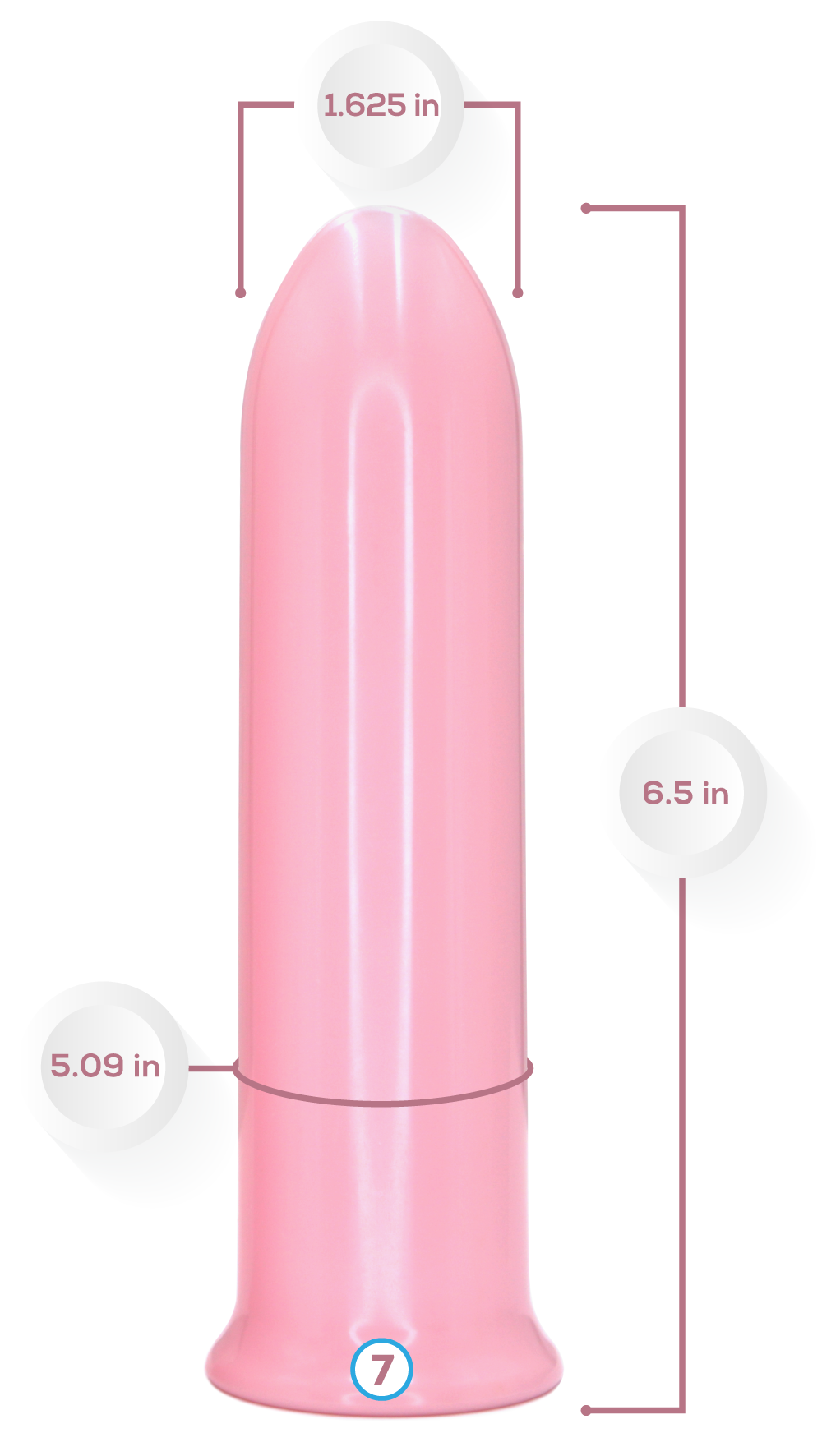 Large VuVa Smooth Vaginal Dilator Set  Vuvatech   