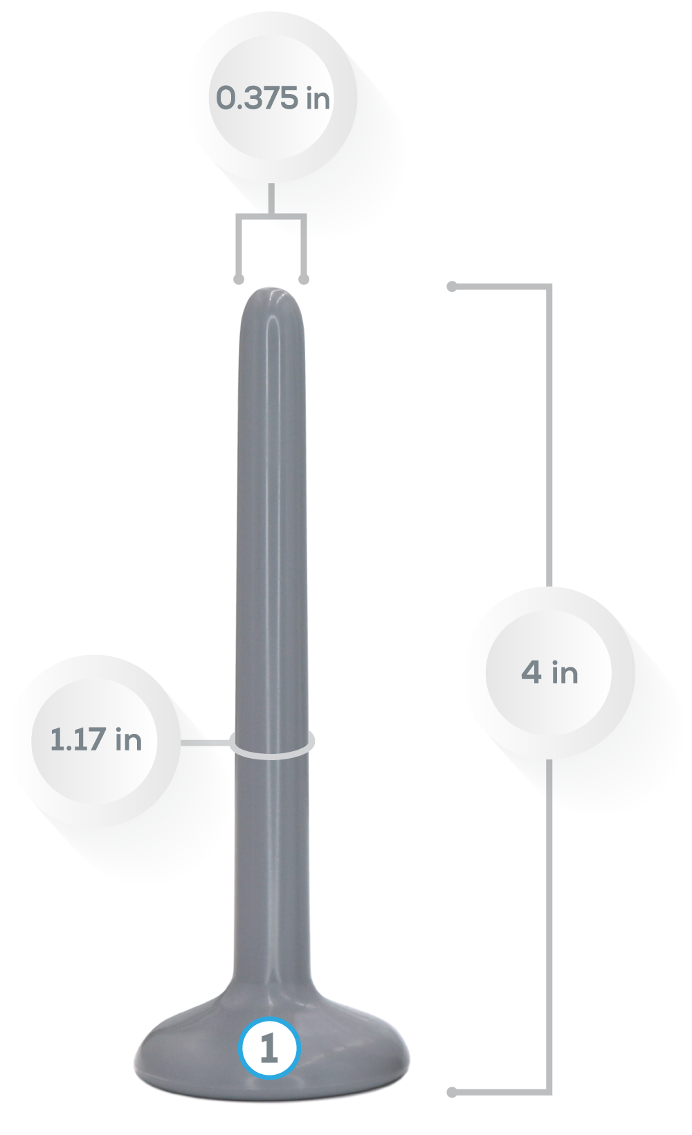Unisex VuVa Neodymium Magnetic Set - Sizes 1,2,3,4  Vuvatech   Rectal Dilators and Anal Dilators  