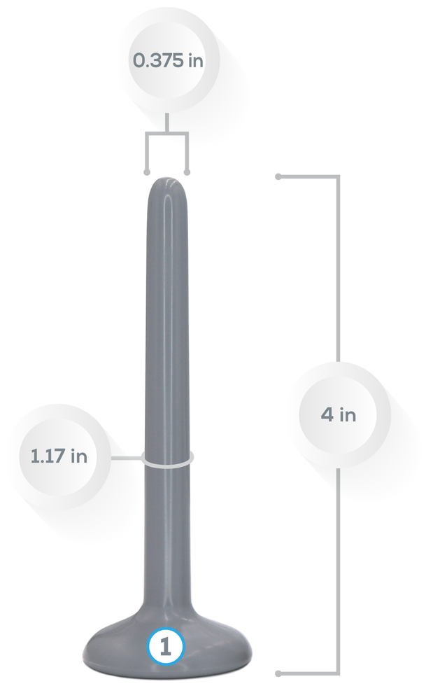 Unisex VuVa Neodymium Magnetic Rectal Dilators Sizes 1,2,3,4  Vuvatech   