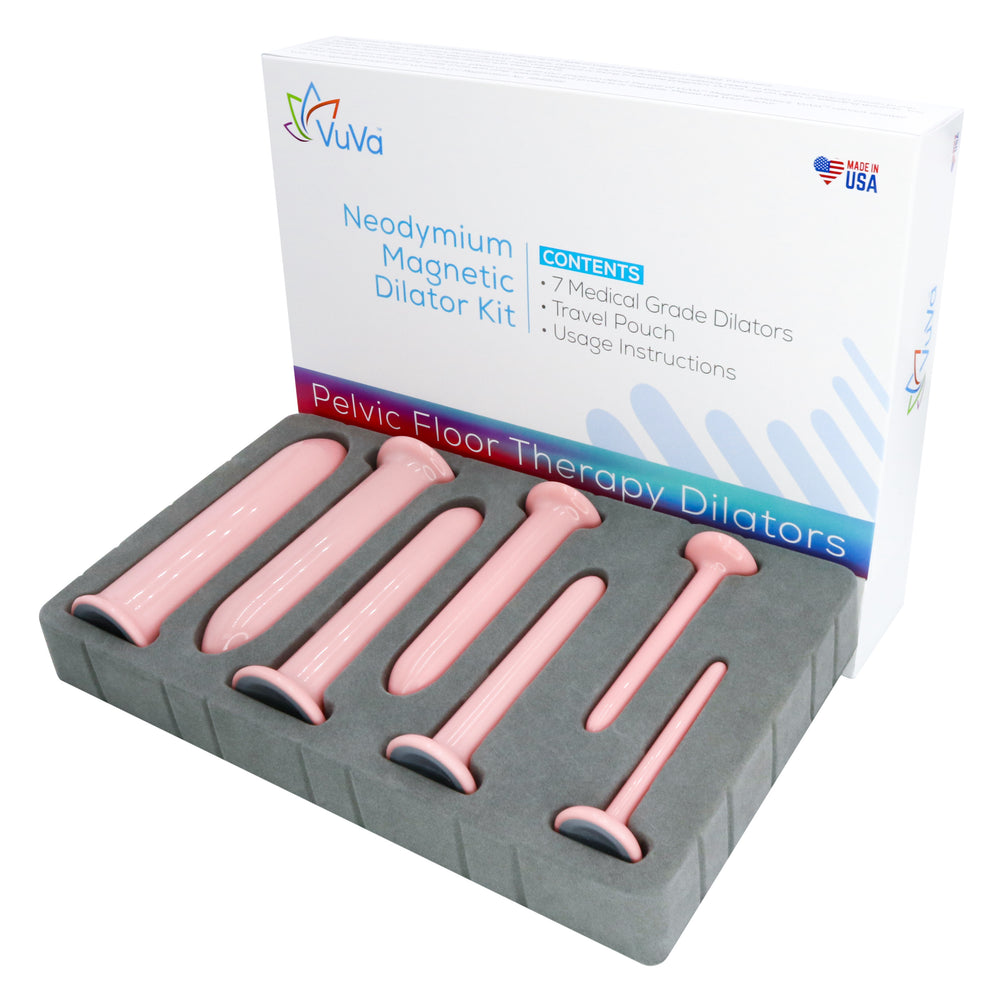 VuVa Full Set Neodymium Magnetic Vaginal Dilators Includes 2oz Lubricant