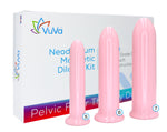 Dilatadores vaginales magnéticos de neodimio VuVa, tamaños 5,6,7, incluye lubricante de 2 oz 