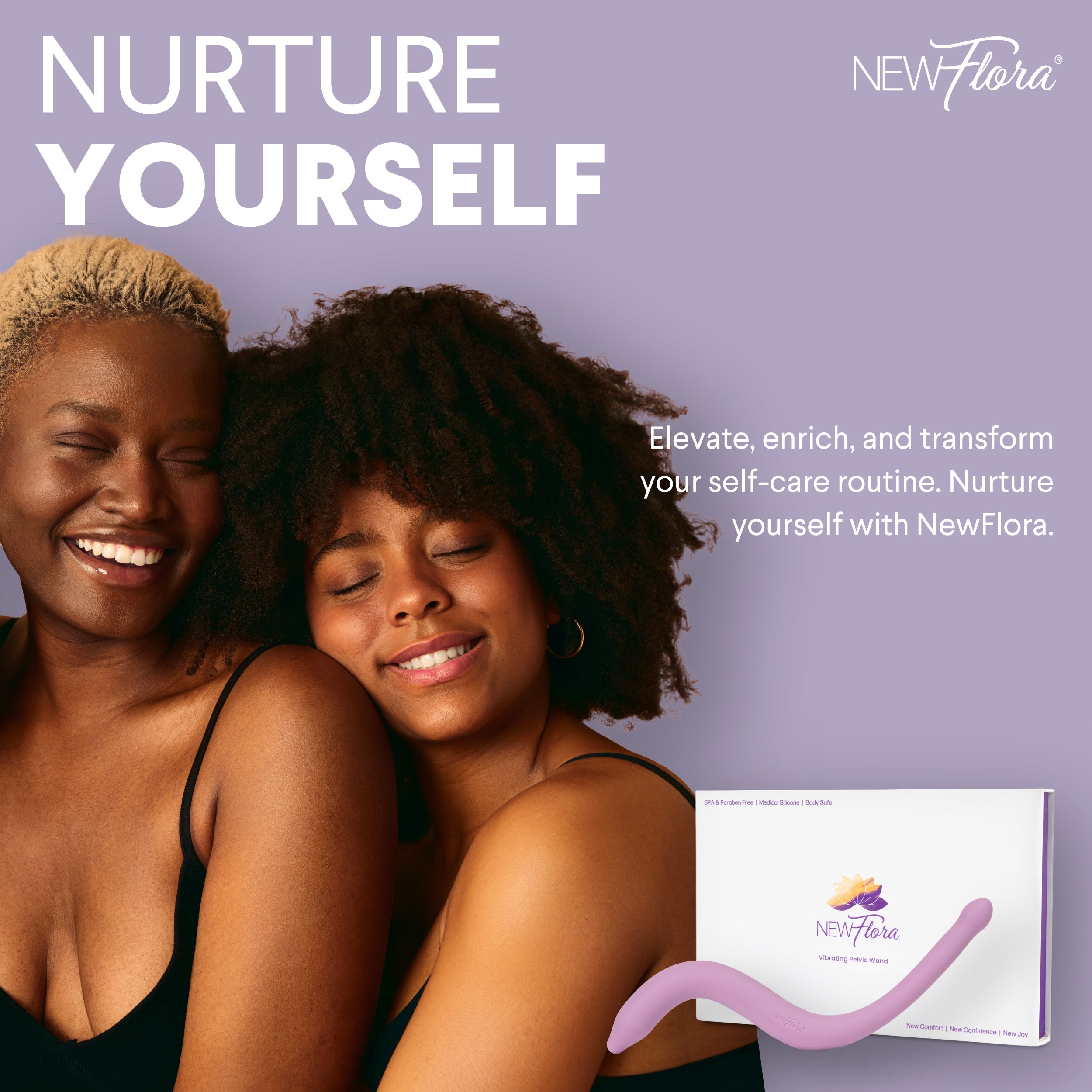 Vibrating Pelvic & Perineal Massage Wand n/a NewFlora
