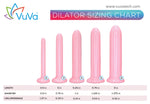 Five VuVa Smooth Vaginal Dilators - Set of 5 with Instructions and Travel Pouch  Vuvatech   