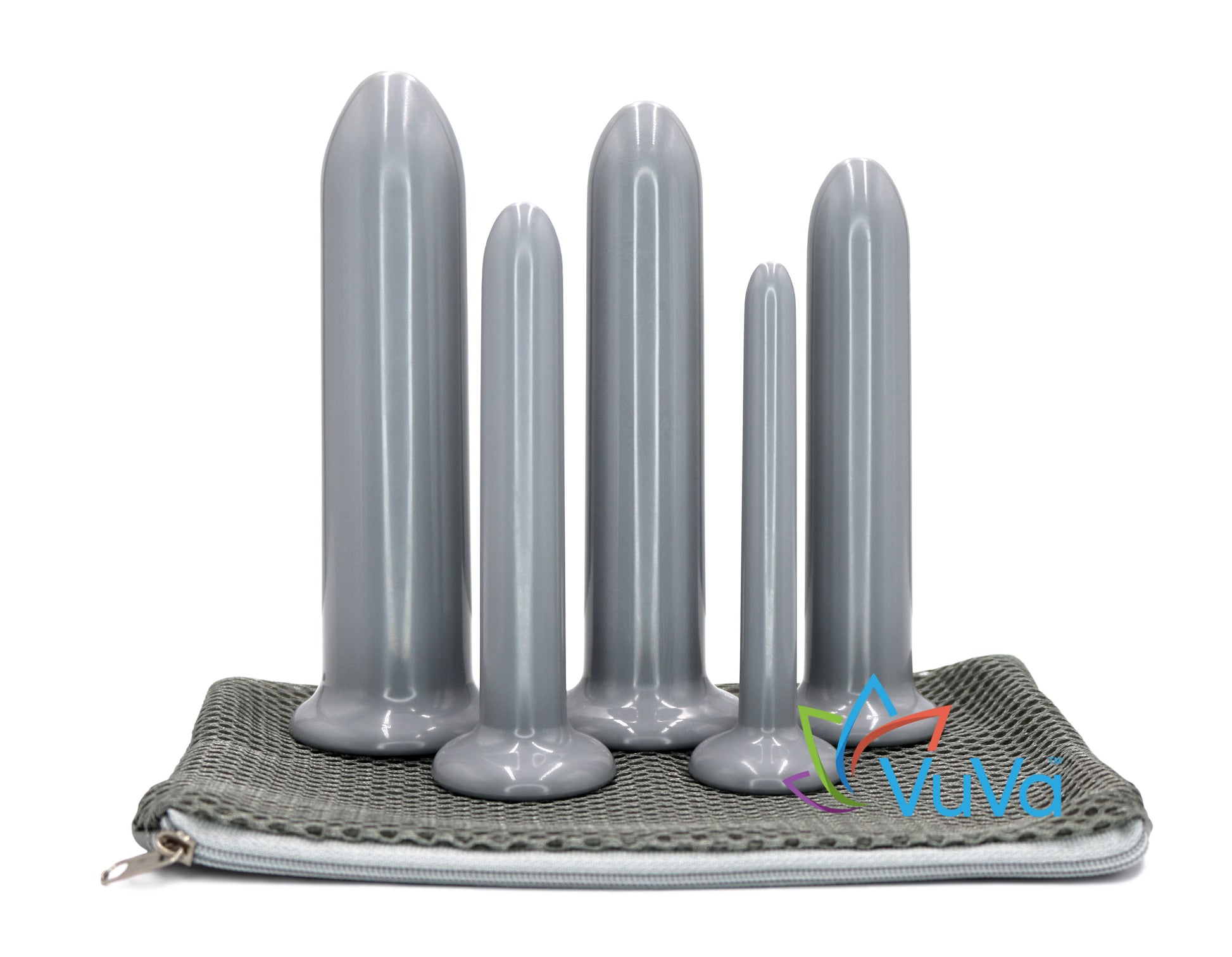 Unisex Smooth Rectal Dilator Set - Set of Five  Vuvatech  Anal Expanders