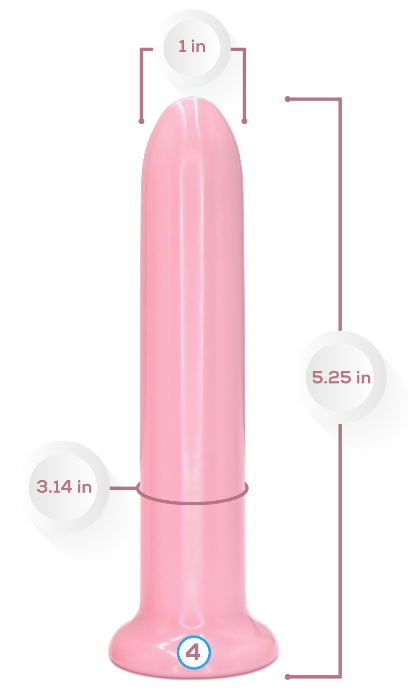 Dilatador vaginal magnético de neodimio tamaño 4