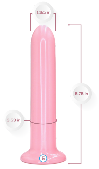 Dilatador vaginal magnético de neodimio tamaño 5