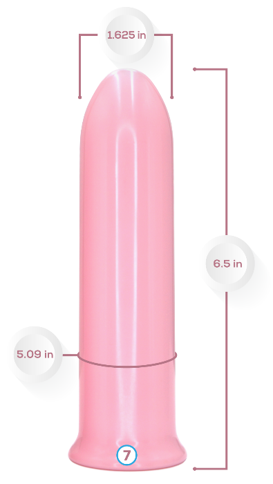 Size 7 Neodymium Magnetic Vaginal Dilator Vuvatech   