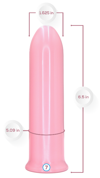 Dilatador vaginal liso tamaño 7 