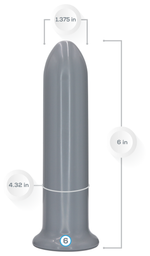 Unisex Size 6 Neodymium Magnetic Rectal Dilator  Vuvatech   