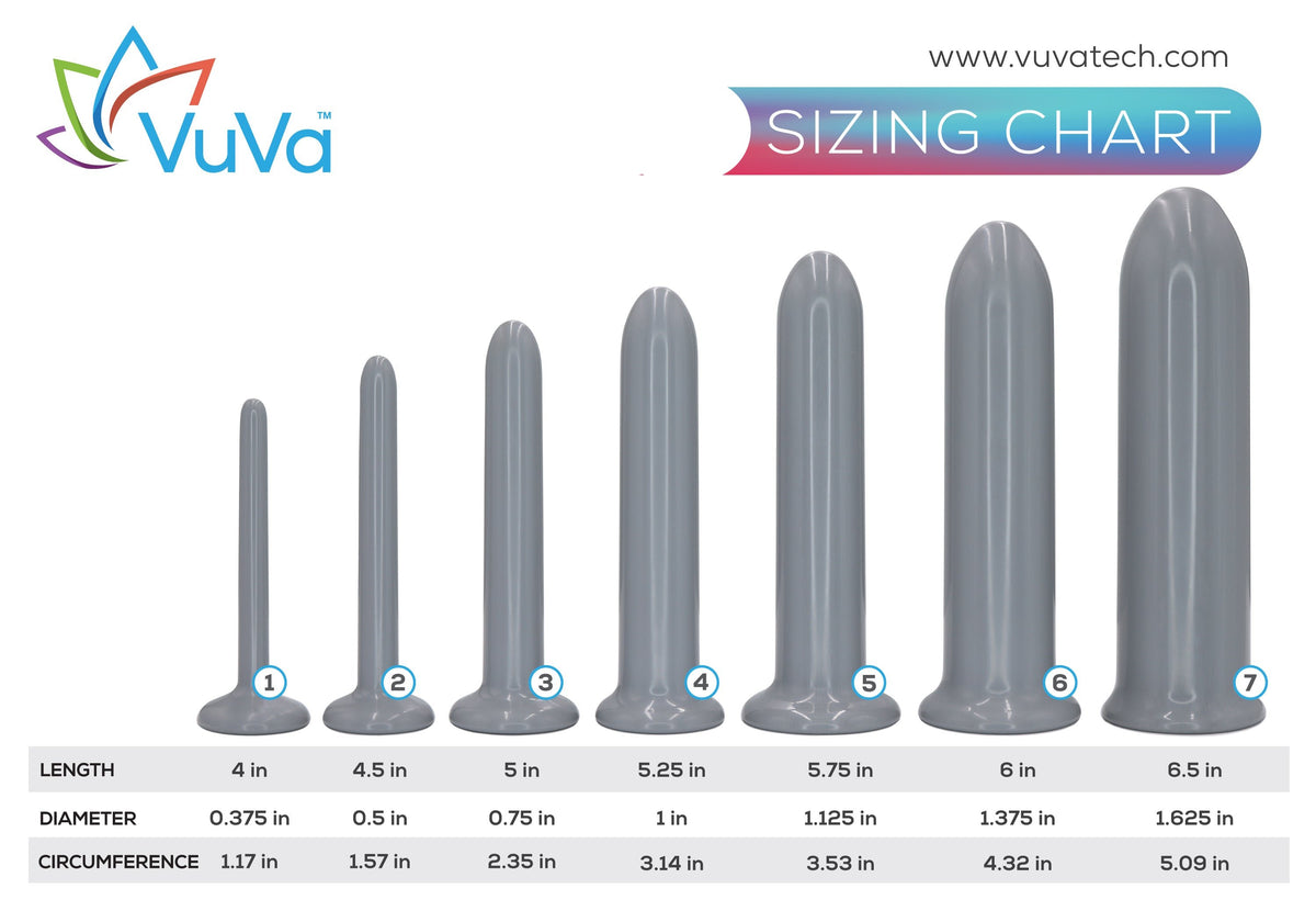 Unisex Smooth Rectal Set - Set of Seven  Vuvatech Rectal Dilators and Anal Dilators  Anal Expanders